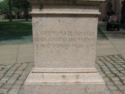 Nathan Hale Statue Pedestal. Click for full size. Nathan Hale Statue Pedestal image. Click for full size.