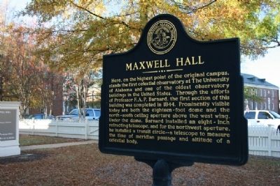 Maxwell Hall Marker Side A image. Click for full size.