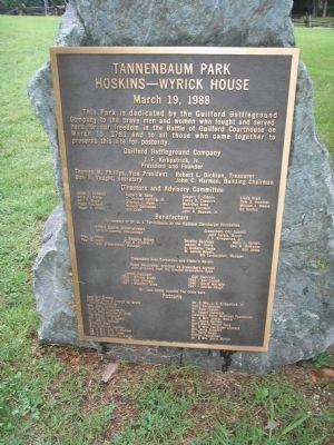 Tannenbaum Park Marker image. Click for full size.
