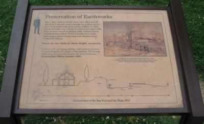 Preservation of Earthworks Marker image. Click for full size.