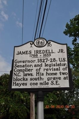 James Iredell, Jr Marker image. Click for full size.