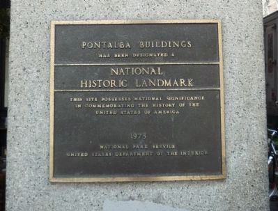 "Pontalba Buildings" National Historic Landmark. Click for full size. "Pontalba Buildings" National Historic Landmark image. Click for full size.