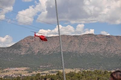 Sightseeing helicopters above (and excursion trains below). Click for full size. Sightseeing helicopters above (and excursion trains below) image. Click for full size.
