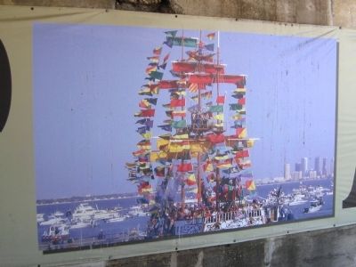 The <i>José Gasparilla</i> in full regalia. Click for full size. The <i>José Gasparilla</i> in full regalia image. Click for full size.