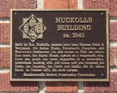 Nuckolls Building Marker image. Click for full size.