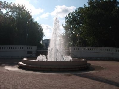 Sonya L. Margerum Water Fountain - - West Lafayette image. Click for full size.
