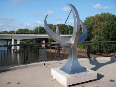 South - Full View - - " Millennium Sundial ". Click for full size. South - Full View - - " Millennium Sundial " image. Click for full size.