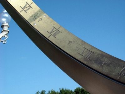Time - - Noted by " Millennium Sundial " image. Click for full size.