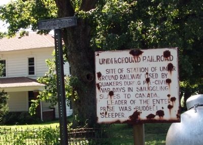 Both Underground Railroad Markers image. Click for full size.