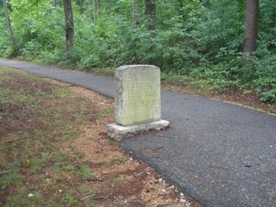 Marker in Guilford Courthouse NMP image. Click for full size.