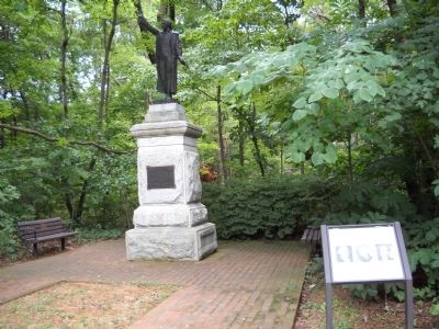 Marker in Guilford Courthouse NMP. Click for full size. Marker in Guilford Courthouse NMP image. Click for full size.