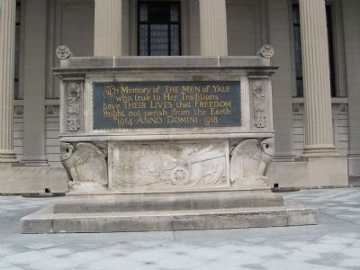 In Memory of the Men of Yale Marker. Click for full size. In Memory of the Men of Yale Marker image. Click for full size.