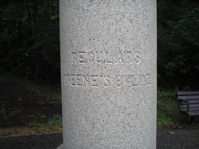 Regulars’ Monument Marker. Click for full size. Regulars’ Monument Marker image. Click for full size.
