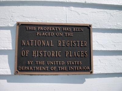 On National Register of Historic Places - Plaque image. Click for full size.