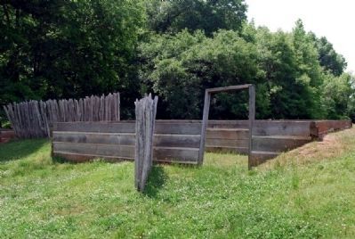Interior of the Stockade Fort. Click for full size. Interior of the Stockade Fort image. Click for full size.