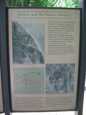 <i>Belvoir</i> and the Fairfax Family. Click for full size. <i>Belvoir</i> and the Fairfax Family image. Click for full size.
