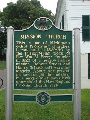 Mission Church Marker. Click for full size. Mission Church Marker image. Click for full size.