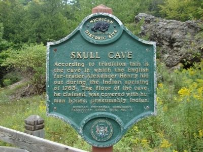 Skull Cave Marker. Click for full size. Skull Cave Marker image. Click for full size.