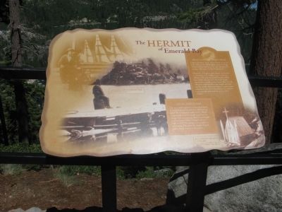 The Hermit of Emerald Bay Marker image. Click for full size.