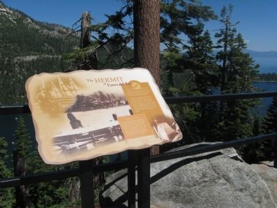 The Hermit of Emerald Bay Marker. Click for full size. The Hermit of Emerald Bay Marker image. Click for full size.