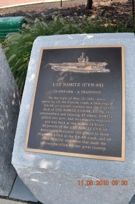 USS Nimitz (CVN-68) Marker. Click for full size. USS Nimitz (CVN-68) Marker image. Click for full size.