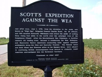 Side 'A' - - Scott's Expedition Marker image. Click for full size.