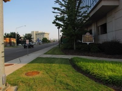 Site of the Huntsville Slave Cemetery Marker. Click for full size. Site of the Huntsville Slave Cemetery Marker image. Click for full size.