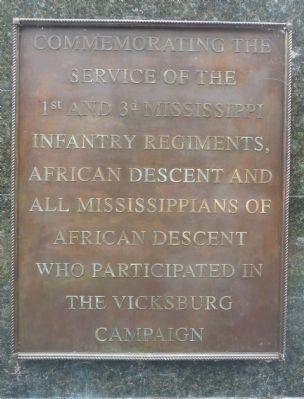 1st and 3rd Mississippi Infantry Regiments, A.D. Marker. Click for full size. 1st and 3rd Mississippi Infantry Regiments, A.D. Marker image. Click for full size.