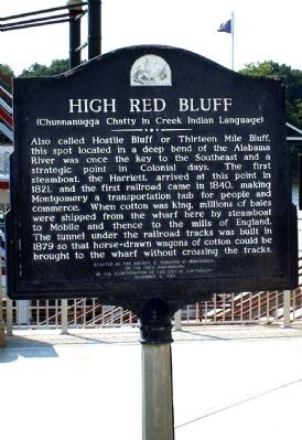 High Red Bluff Marker image. Click for full size.