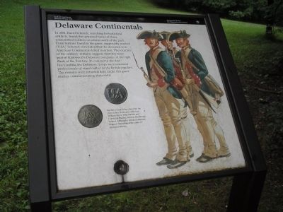 Delaware Continentals Marker. Click for full size. Delaware Continentals Marker image. Click for full size.