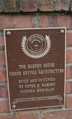 The Harden House Marker image. Click for full size.