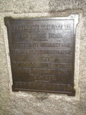 Maryland Monument Marker image. Click for full size.