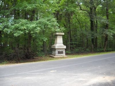Marker in Guilford Courthouse NMP. Click for full size. Marker in Guilford Courthouse NMP image. Click for full size.