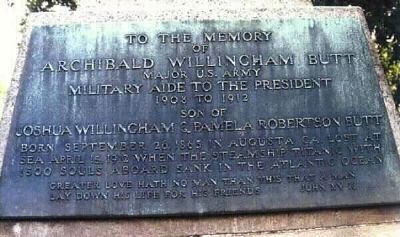 Archibald Willingham Butt Arlington National Cemetery Marker image. Click for full size.