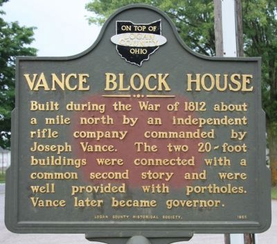 Vance Blockhouse Marker image. Click for full size.