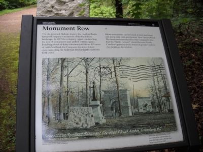 Monument Row Marker image. Click for full size.