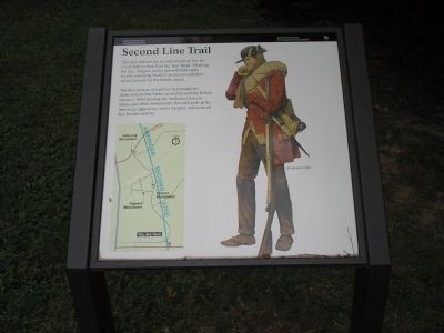 Second Line Trail Marker. Click for full size. Second Line Trail Marker image. Click for full size.