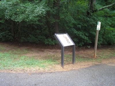 Marker in Guilford Courthouse NMP image. Click for full size.