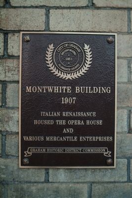Montwhite Building Marker image. Click for full size.