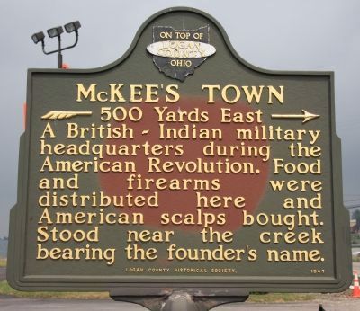 McKee's Town Marker image. Click for full size.