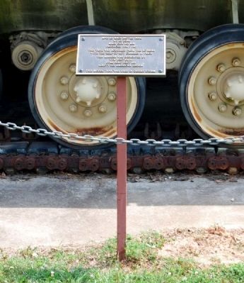 M-60 A3 Main Battle Tank Marker image. Click for full size.