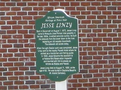 Jesse Linzy Marker. Click for full size. Jesse Linzy Marker image. Click for full size.