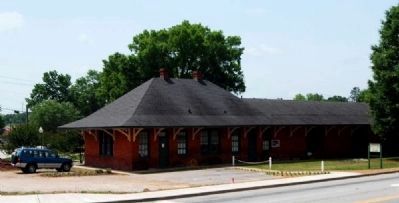 Ninety Six Depot -<br>Eastern Corner of S.C. 34 and S.C. 248 image. Click for full size.