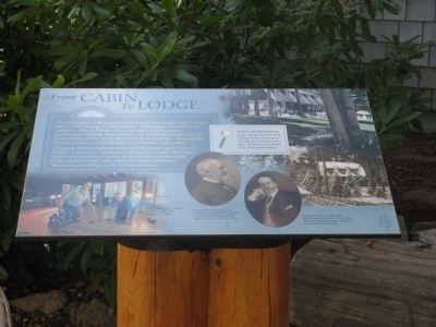 The Pope Estate - From Cabin to Lodge Marker image. Click for full size.