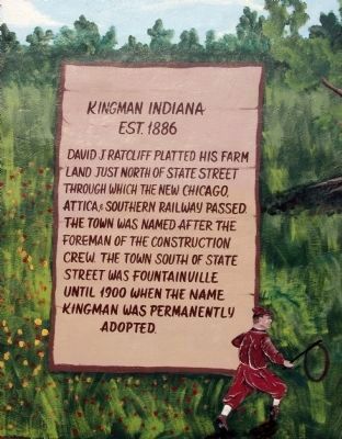 Kingman Indiana Marker image. Click for full size.