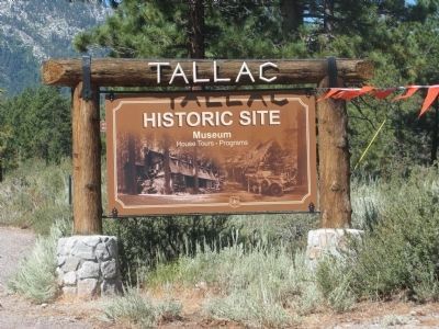 Sign at Entrance to the Tallac Historic Site image. Click for full size.