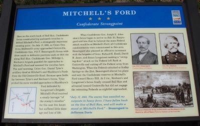 Mitchells Ford Marker image. Click for full size.