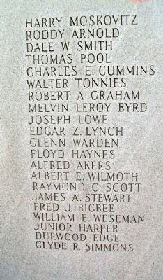 Joplin World War II Honor Roll. Click for full size. Joplin World War II Honor Roll image. Click for full size.