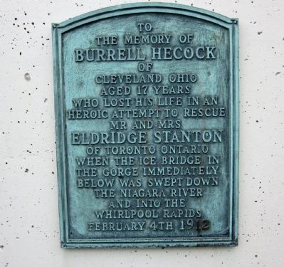 To the Memory of Burrell Hecock Marker image. Click for full size.