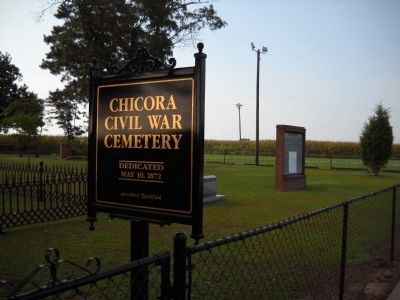 Chicora Cemetery - Dedicated May 10, 1872 image. Click for full size.